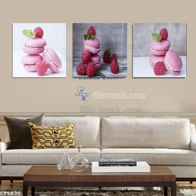 File ảnh File tranh treo quán cà phê CF5835 (gốc) in decal dán tường