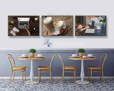 File in trần File tranh treo quán cà phê CF5836 (bản gốc) đại dương