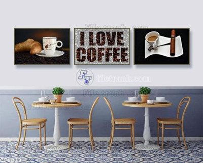 Mua file gốc File tranh treo quán cà phê CF5839 (chất lượng) tại Filetranh.com