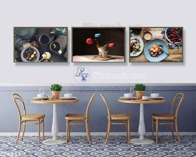 File tranh File tranh treo quán cà phê CF5841 (ảnh gốc) chi tiết rõ ràng