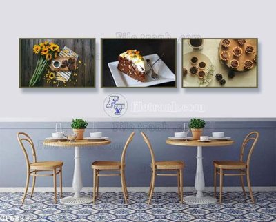 File gốc File tranh treo quán cà phê CF5888 (dành cho trang trí nội thất)