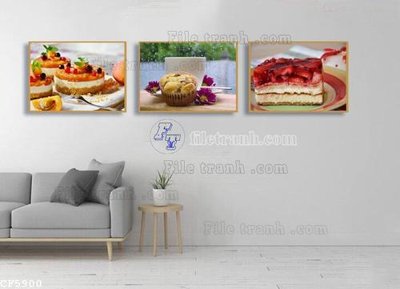 File tranh File tranh treo quán cà phê CF5900 (gốc) chủ đề thành phố