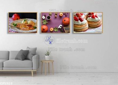 File in mica File tranh treo quán cà phê CF5909 (bản gốc) siêu trong