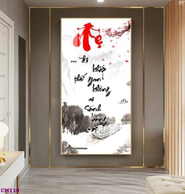 Tải file gốc File tranh thư pháp cha mẹ CM110 (in khổ lớn) quảng cáo