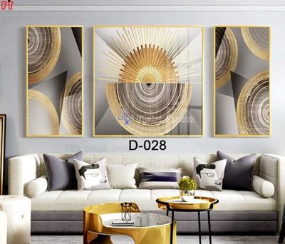 File tranh File tranh bộ hiện đại D-028 (bản gốc) in canvas