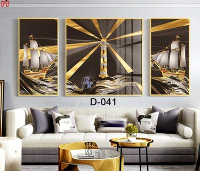 Tải file gốc File tranh bộ hiện đại D-041 (in bạt) quảng cáo