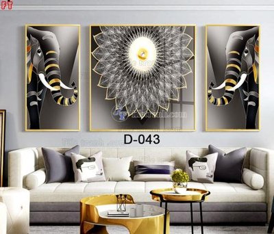 Tải file File tranh bộ hiện đại D-043 (ảnh gốc) in gạch 3D