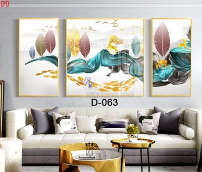 File in ấn File tranh bộ hiện đại D-063 (bản gốc) sắc nét