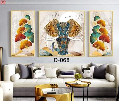 Tải file gốc File tranh bộ hiện đại D-068 (in không vỡ ảnh)