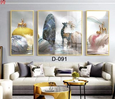 Tải file File tranh bộ hiện đại D-091 (gốc) làm tranh treo tường