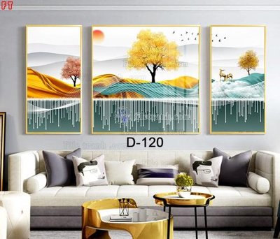 File gốc File tranh bộ hiện đại D-120 (vector) cho in ấn