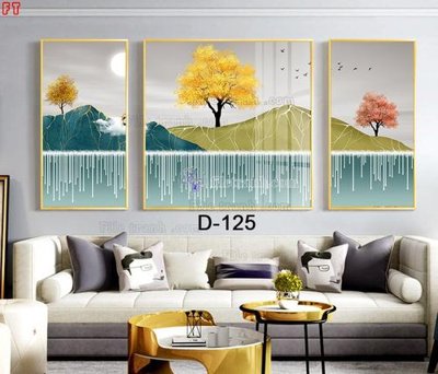 File gốc File tranh bộ hiện đại D-125 (in ấn) không giới hạn