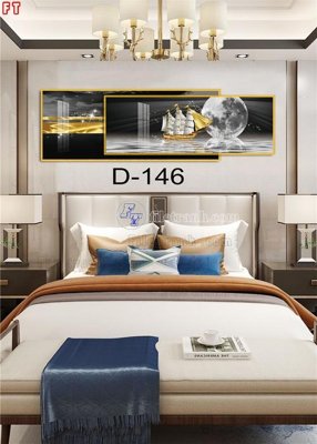 File in trần File tranh bộ hiện đại D-146 (bản gốc) mây trời