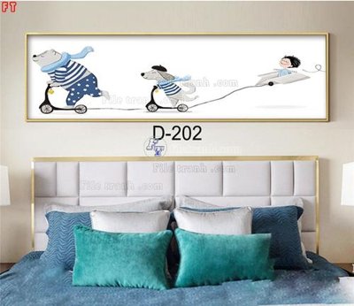 Ảnh mô tả file gốc in mica File tranh bộ hiện đại D-202