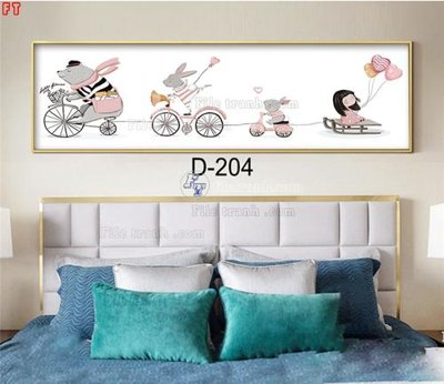 Tải file File tranh bộ hiện đại D-204 (gốc) in tranh tráng gương