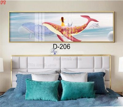 File gốc File tranh bộ hiện đại D-206 (thiết kế) cho in ấn