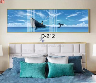 File gốc File tranh bộ hiện đại D-212 (trang trí) cho phòng khách