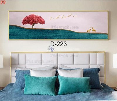 File gốc File tranh bộ hiện đại D-223 (thiết kế) độc quyền