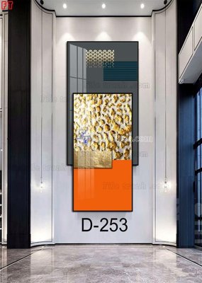 File in trần File tranh bộ hiện đại D-253 (file gốc) phong thủy