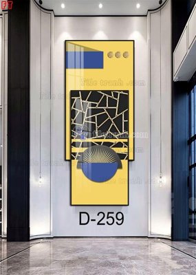 File gốc File tranh bộ hiện đại D-259 (cho in UV) siêu nét
