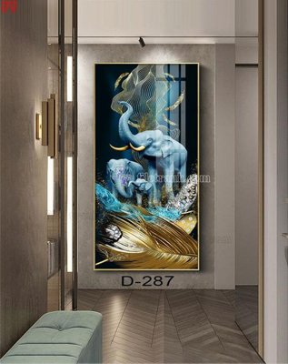 Ảnh gốc file in lụa File tranh bộ hiện đại D-287 chi tiết