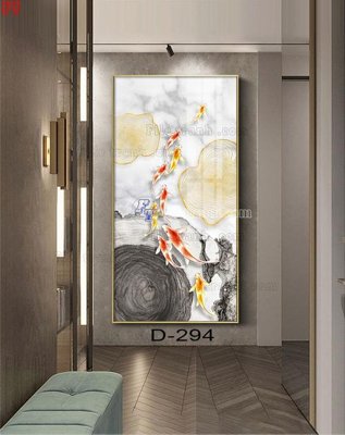 Ảnh gốc file in lụa File tranh bộ hiện đại D-294 chi tiết