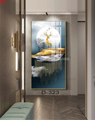 Download file gốc File tranh bộ hiện đại D-323 (in mica) trong suốt