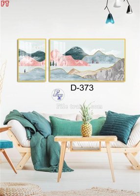 File in ấn File tranh bộ hiện đại D-373 (bản gốc) chất lượng cao