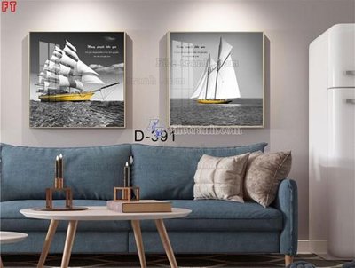 File ảnh File tranh bộ hiện đại D-391 (gốc) in biển hiệu