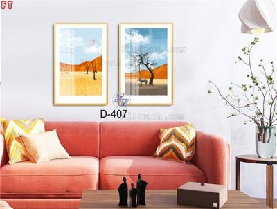 File tranh File tranh bộ hiện đại D-407 (ảnh gốc) in trần 3D