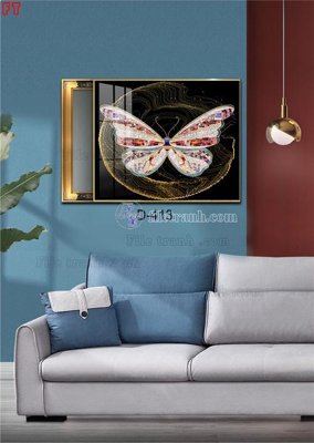 File in mica File tranh bộ hiện đại D-413 (bản gốc) siêu trong