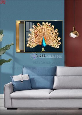 Download file gốc File tranh bộ hiện đại D-414 (in mica) 3D