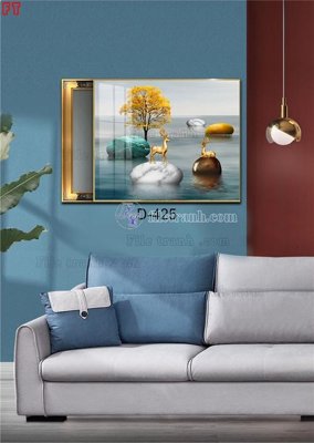 Mua file tranh gốc File tranh bộ hiện đại D-425 tại Filetranh.com