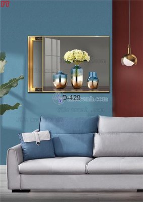 File gốc File tranh bộ hiện đại D-429 (PNG) không nền chất lượng