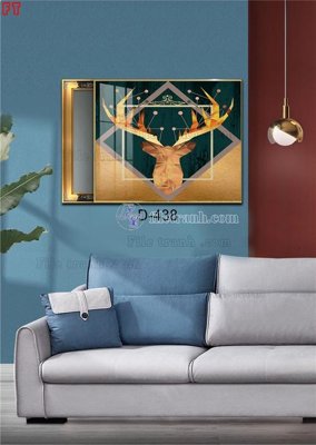 File gốc File tranh bộ hiện đại D-438 (ảnh rõ nét) để in