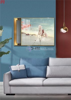 File tranh File tranh bộ hiện đại D-450 (file gốc) chủ đề phong thủy
