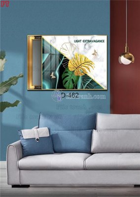 File tranh in tráng gương File tranh bộ hiện đại D-462 (siêu nét)