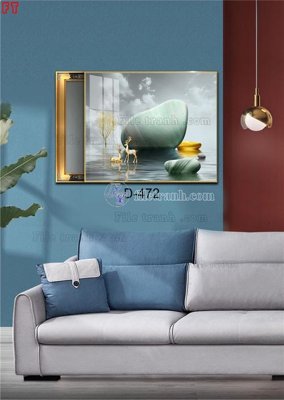 File gốc File tranh bộ hiện đại D-472 (dành cho trang trí nội thất)