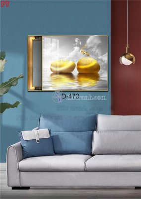 File gốc File tranh bộ hiện đại D-473 (dành cho trang trí nội thất)