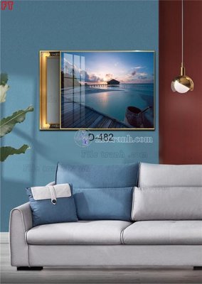 File tranh File tranh bộ hiện đại D-482 (gốc) chủ đề con người