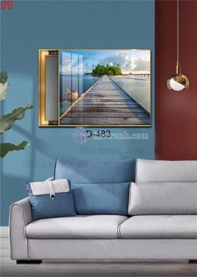 Download file File tranh bộ hiện đại D-483 (gốc) in mica ốp bếp