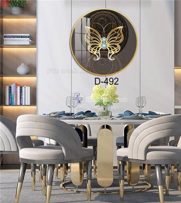 File ảnh gốc File tranh bộ hiện đại D-492 (chuyên in mica)