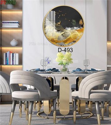 File in ấn cao cấp File tranh bộ hiện đại D-493 (file gốc)