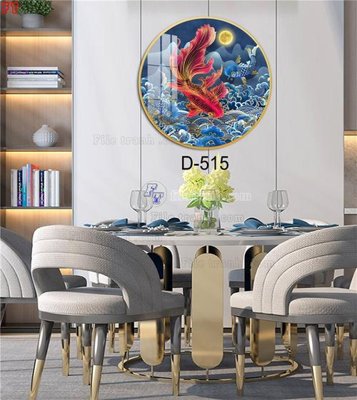 File tranh File tranh bộ hiện đại D-515 (bản gốc) in lụa 3D