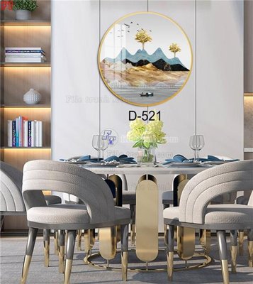 File gốc File tranh bộ hiện đại D-521 (thiết kế) độc quyền