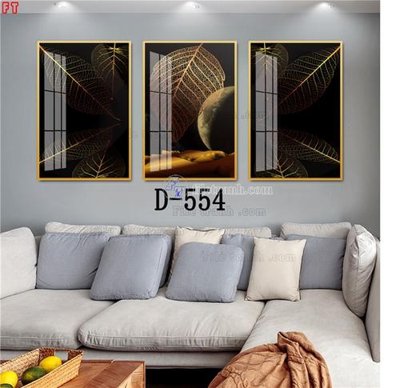 File ảnh File tranh bộ hiện đại D-554 (gốc) in quảng cáo ngoài trời