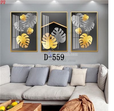 File ảnh File tranh bộ hiện đại D-559 (gốc) in decal dán tường
