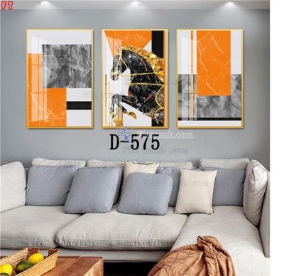 File in trần File tranh bộ hiện đại D-575 (bản gốc) mây trời