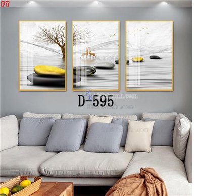 File gốc in ấn File tranh bộ hiện đại D-595 độ phân giải cao