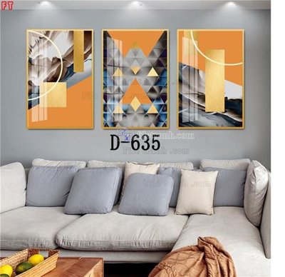 File tranh File tranh bộ hiện đại D-635 (bản gốc) treo phòng ăn